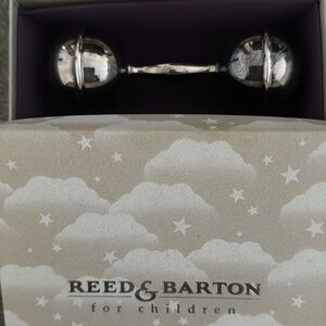Reed and Barton silver plate rattle